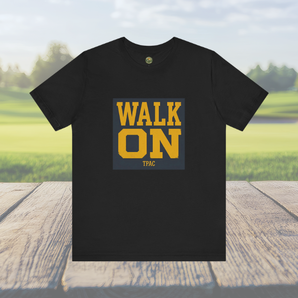 Walk On Tee - TPAC Vintage Varsity Typography