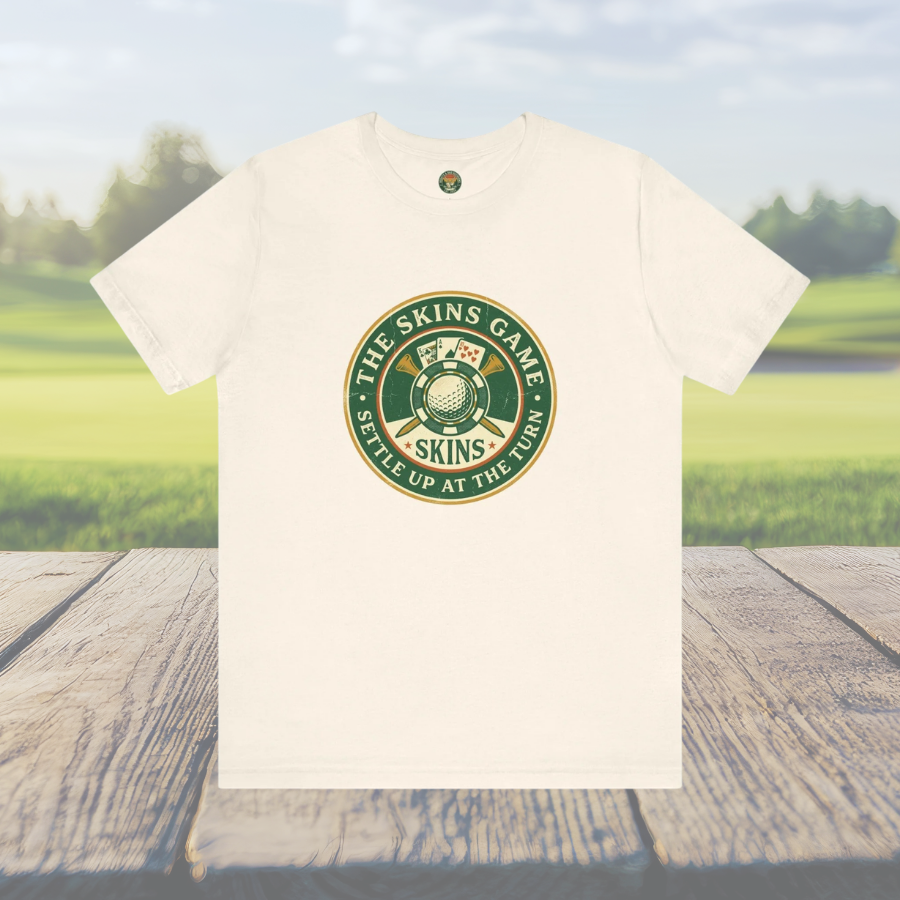 The Skins Game Badge Tee — Vintage Action Crest