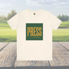 Press Tee — One-Word Golf Gambling Typography