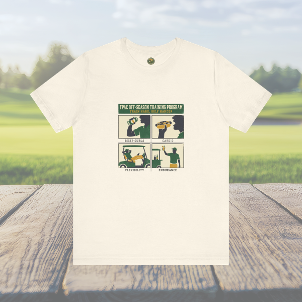 TPAC Off-Season Training tee - Vintage 4-Panel Workout Poster