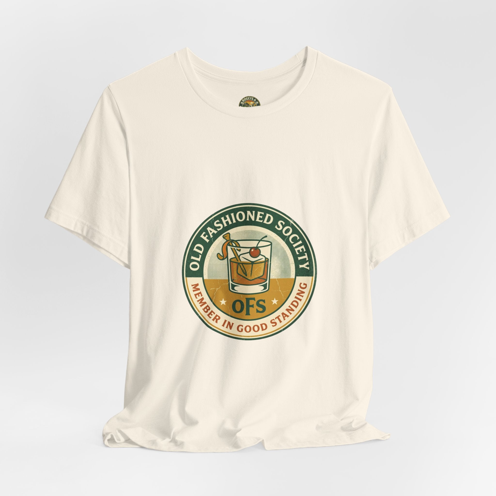 Old Fashioned Society Tee - Cocktail Badge