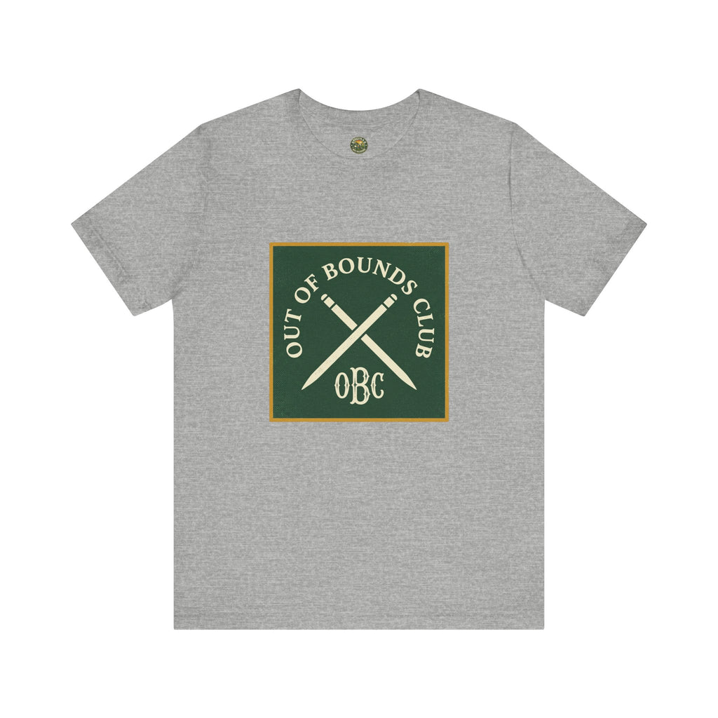 Out of Bounds Club Tee - Crossed Stakes Heraldic Mark
