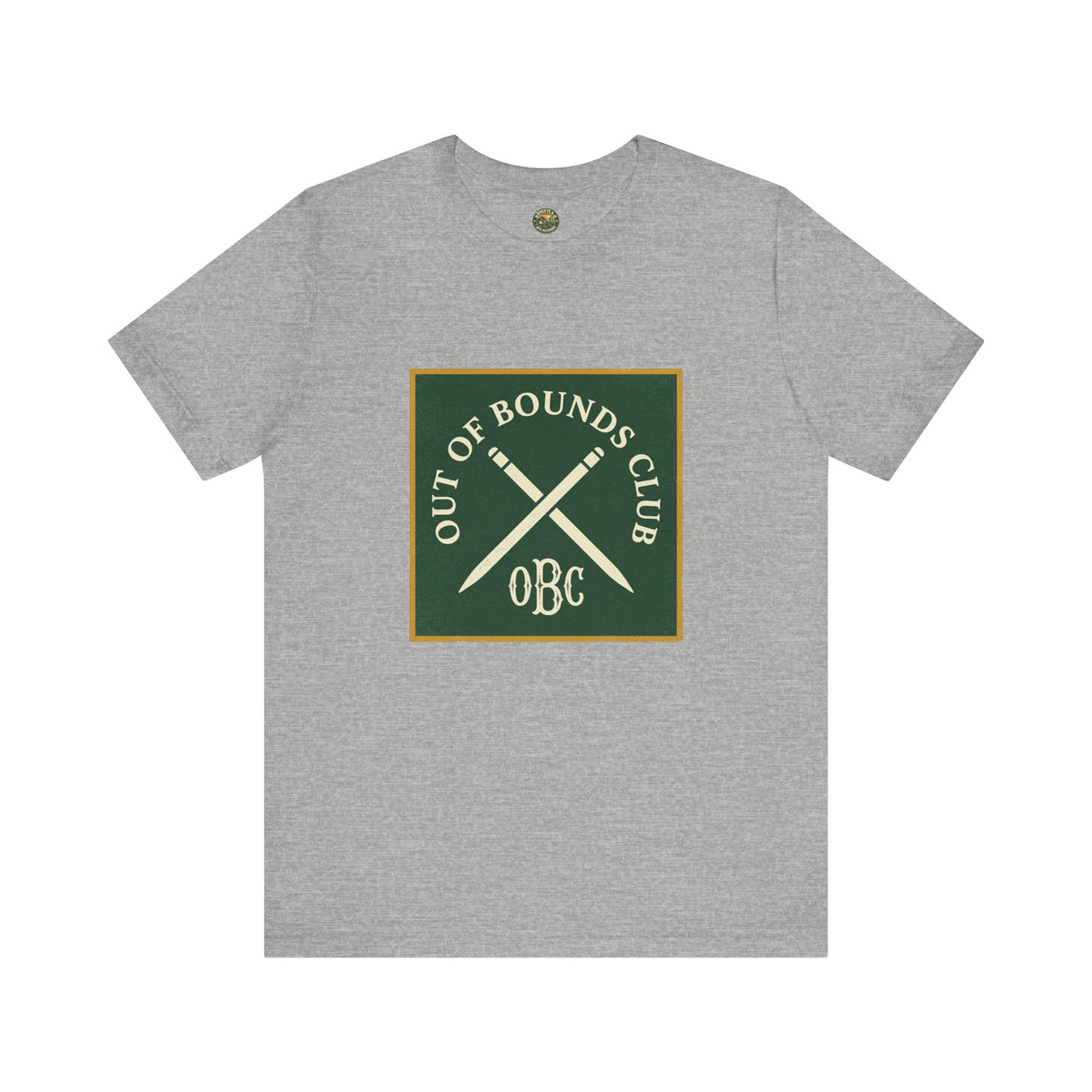 Out of Bounds Club Crossed Stakes Tee