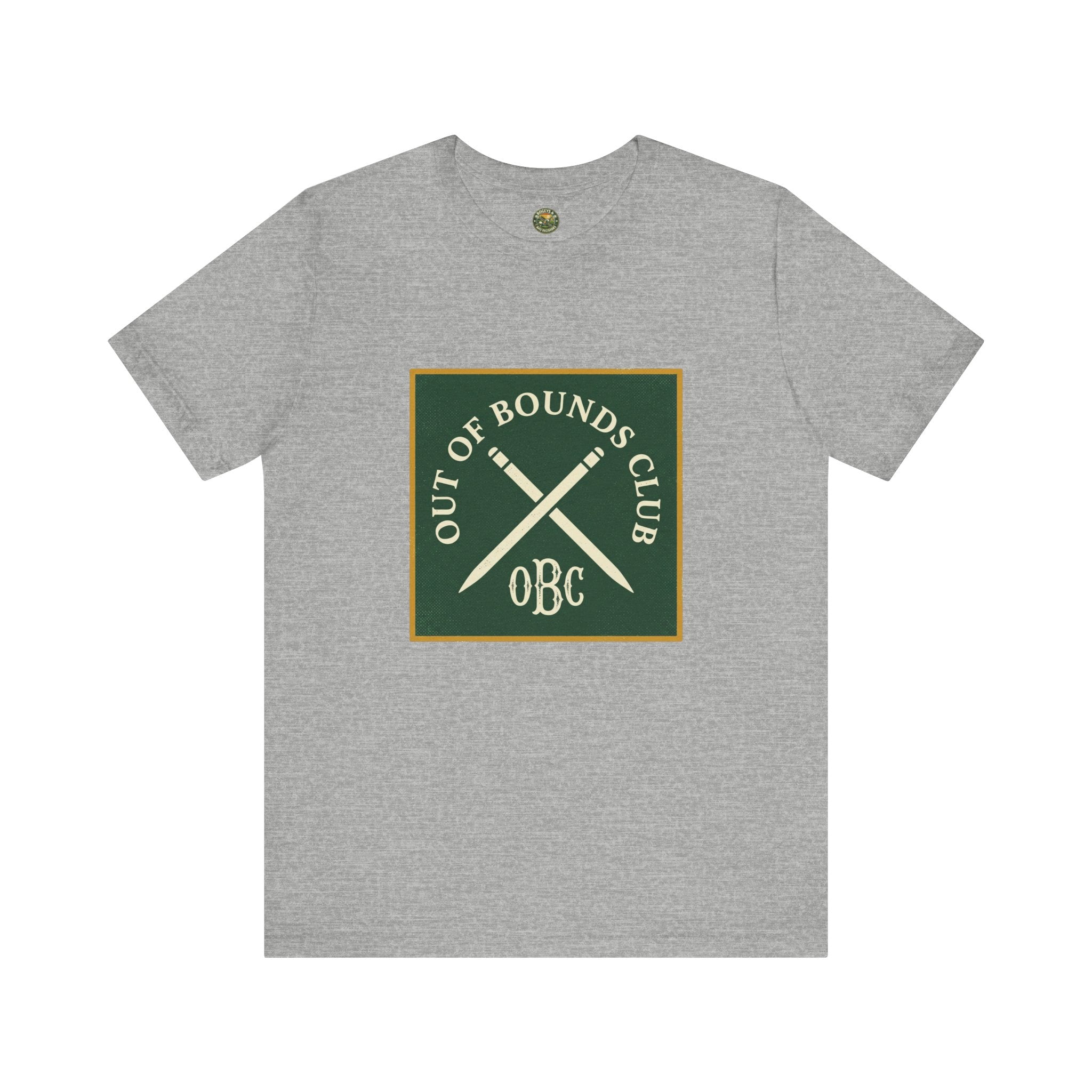 Out of Bounds Club Tee - Crossed Stakes Heraldic Mark