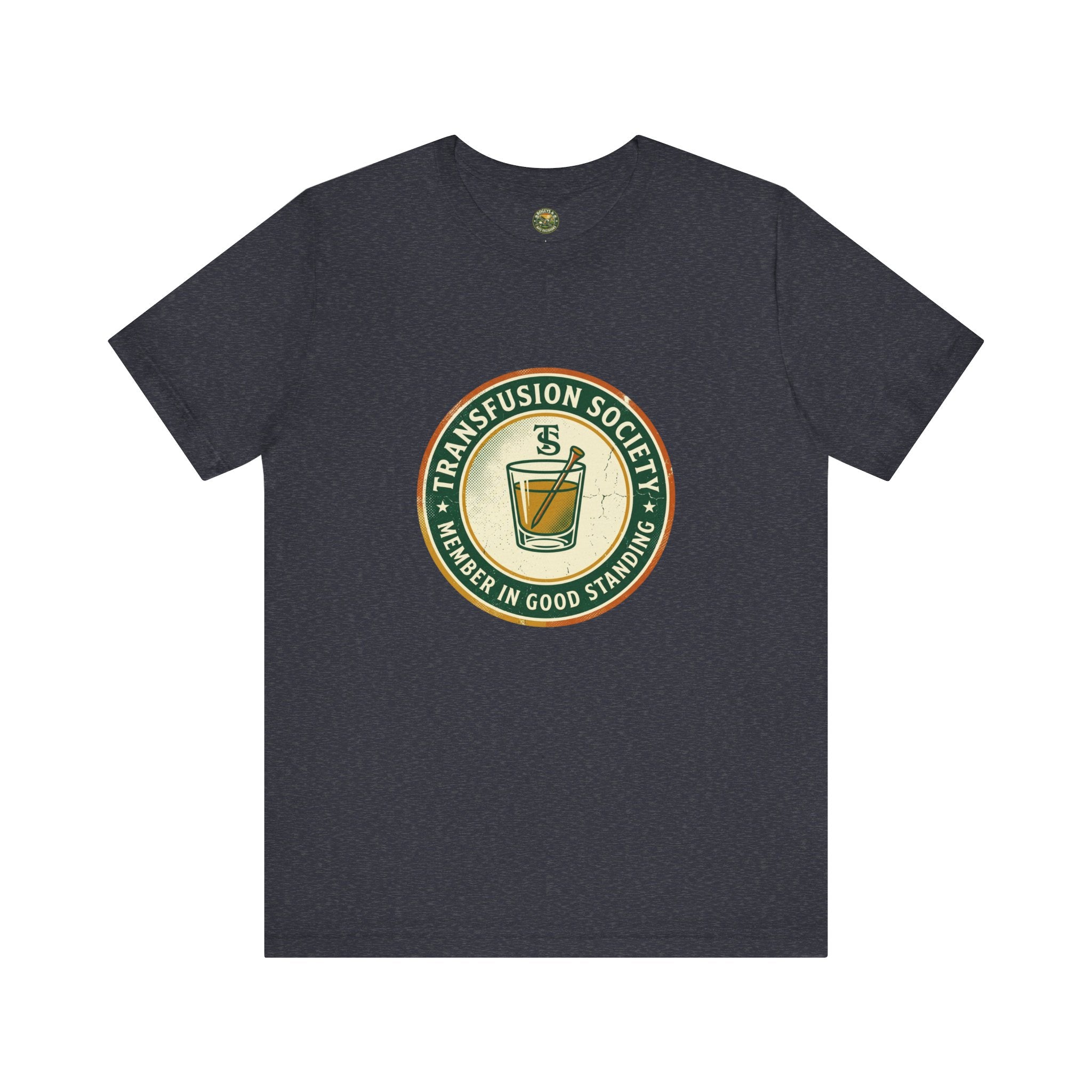 Transfusion Society Tee - Vintage Golf Cocktail Badge