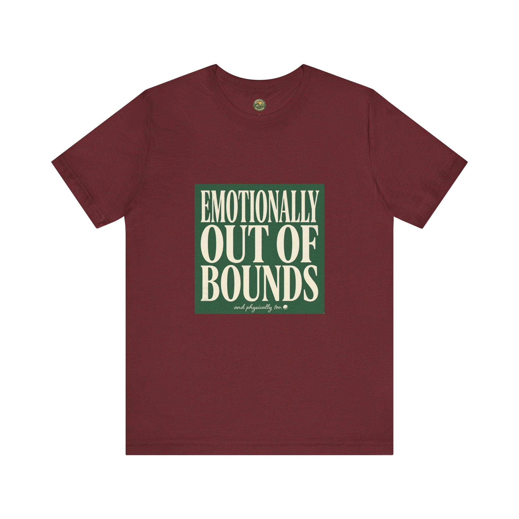 Emotionally Out Of Bounds - Vintage Golf Tee