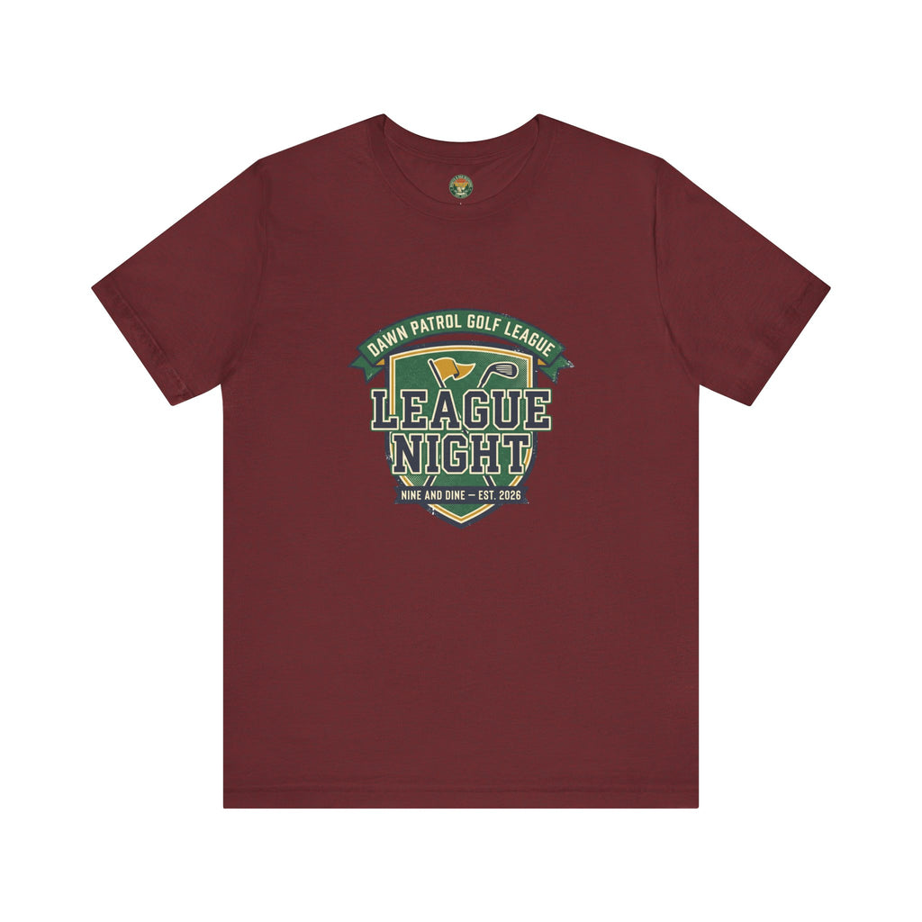 League Night Tee — Recreational Golf League Crest