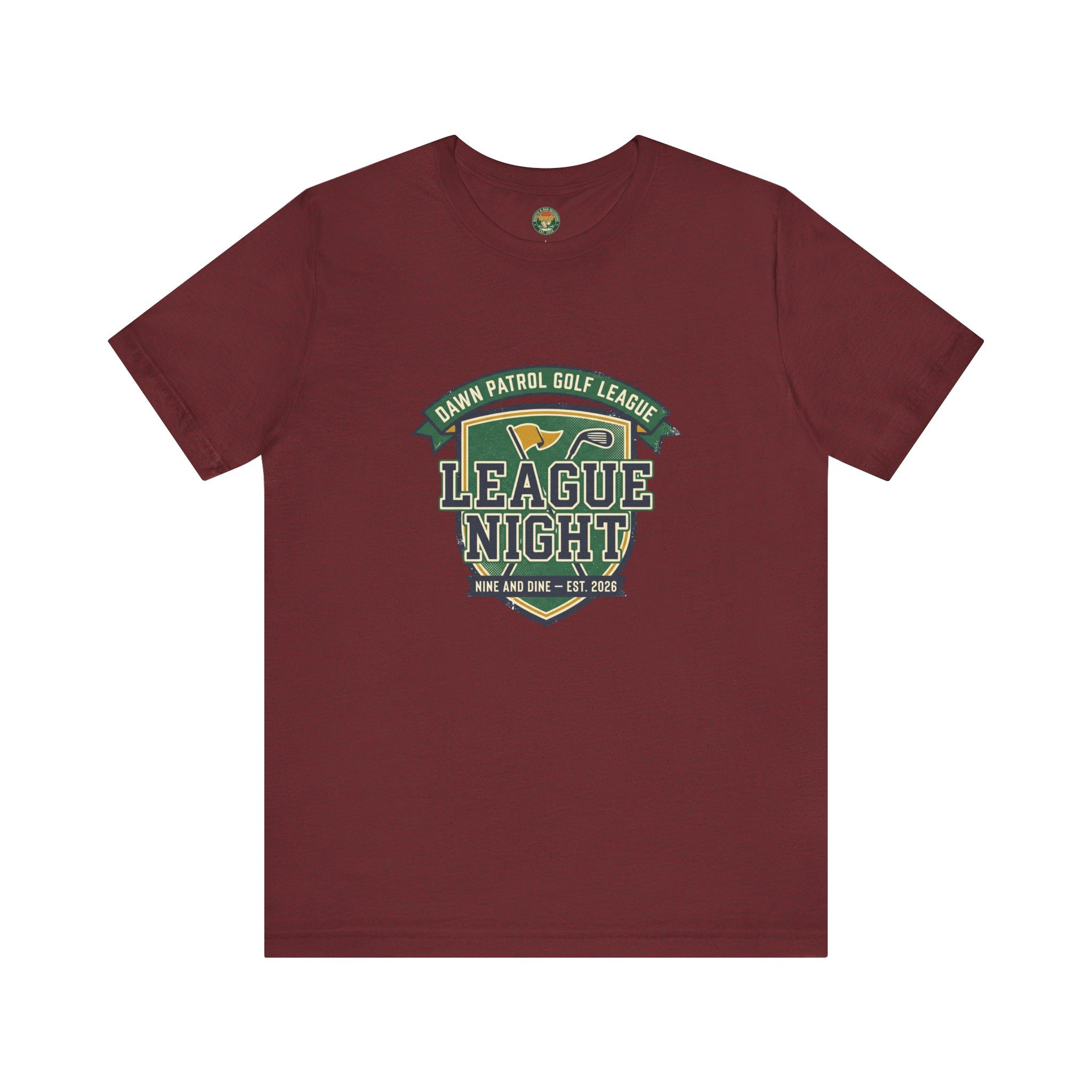 League Night Tee — Recreational Golf League Crest