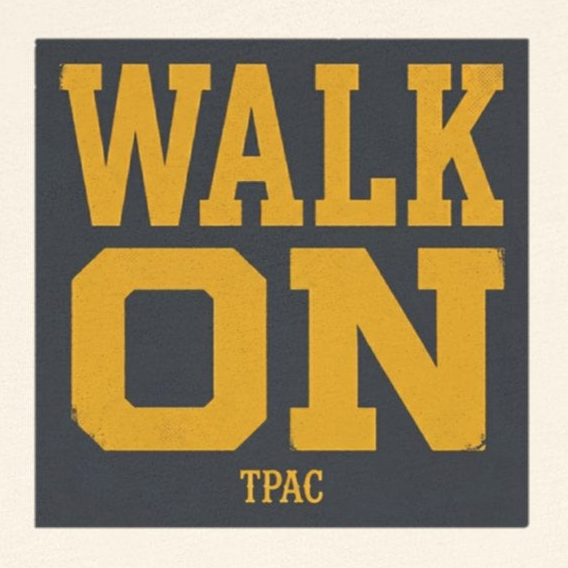 Walk On Tee - TPAC Vintage Varsity Typography