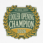 Cooler Opening Champion Tee - Vintage Fake Award
