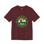 Back Nine Back Beer - Vintage Golf Sunset Badge Tee