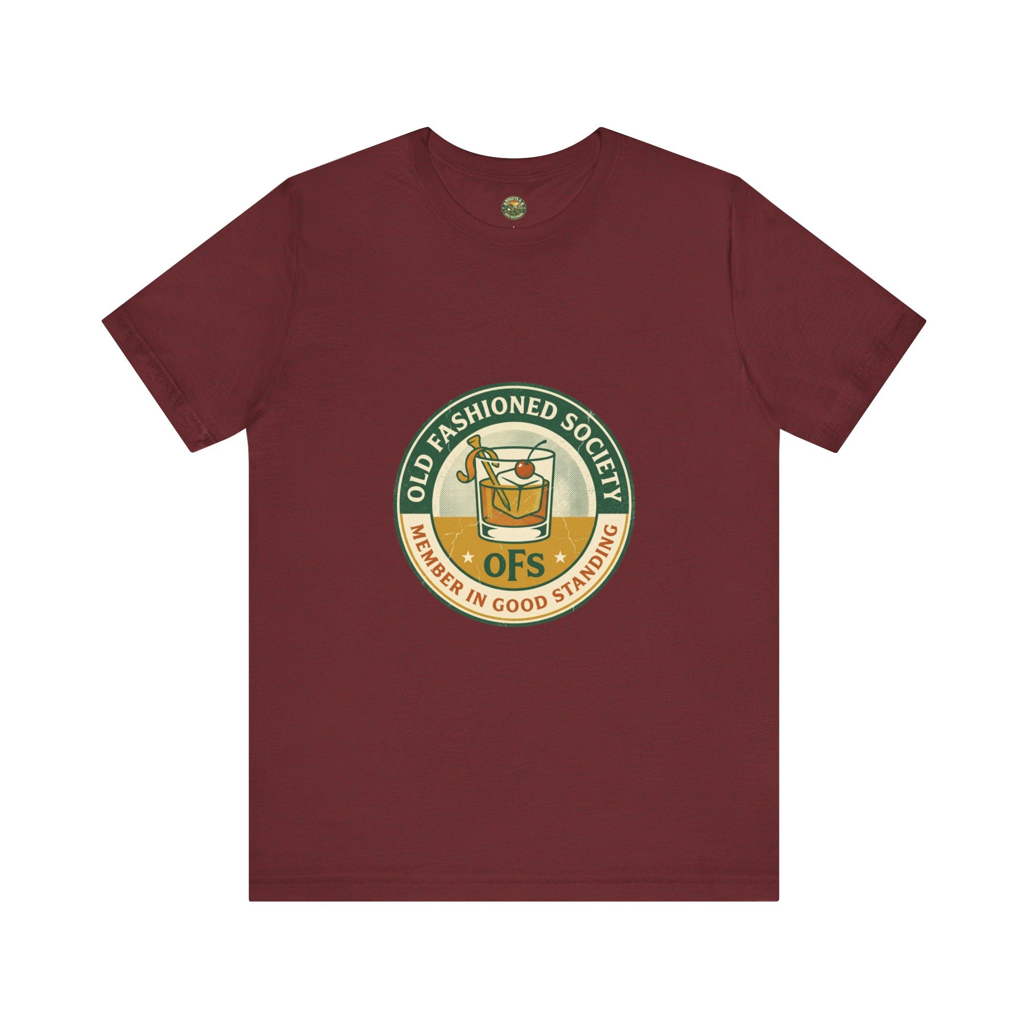 Old Fashioned Society Tee - Cocktail Badge