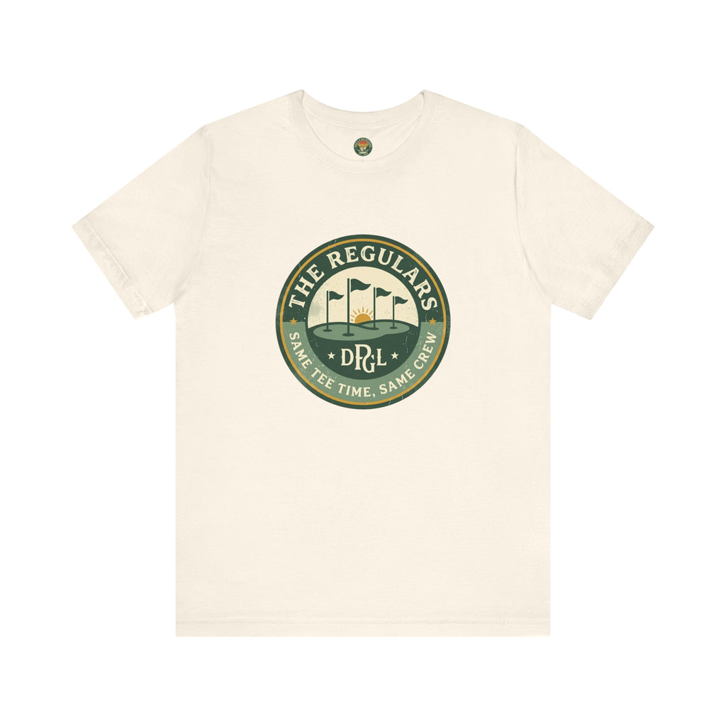 The Regulars Tee — Same Foursome Member Badge