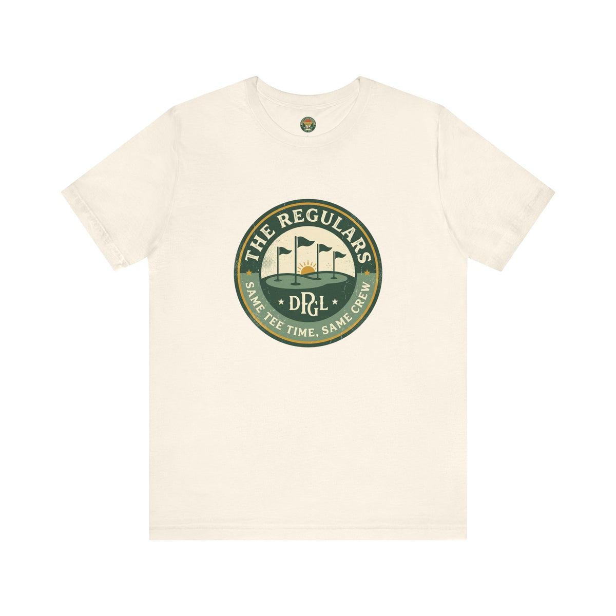 The Regulars Tee — Same Foursome Member Badge