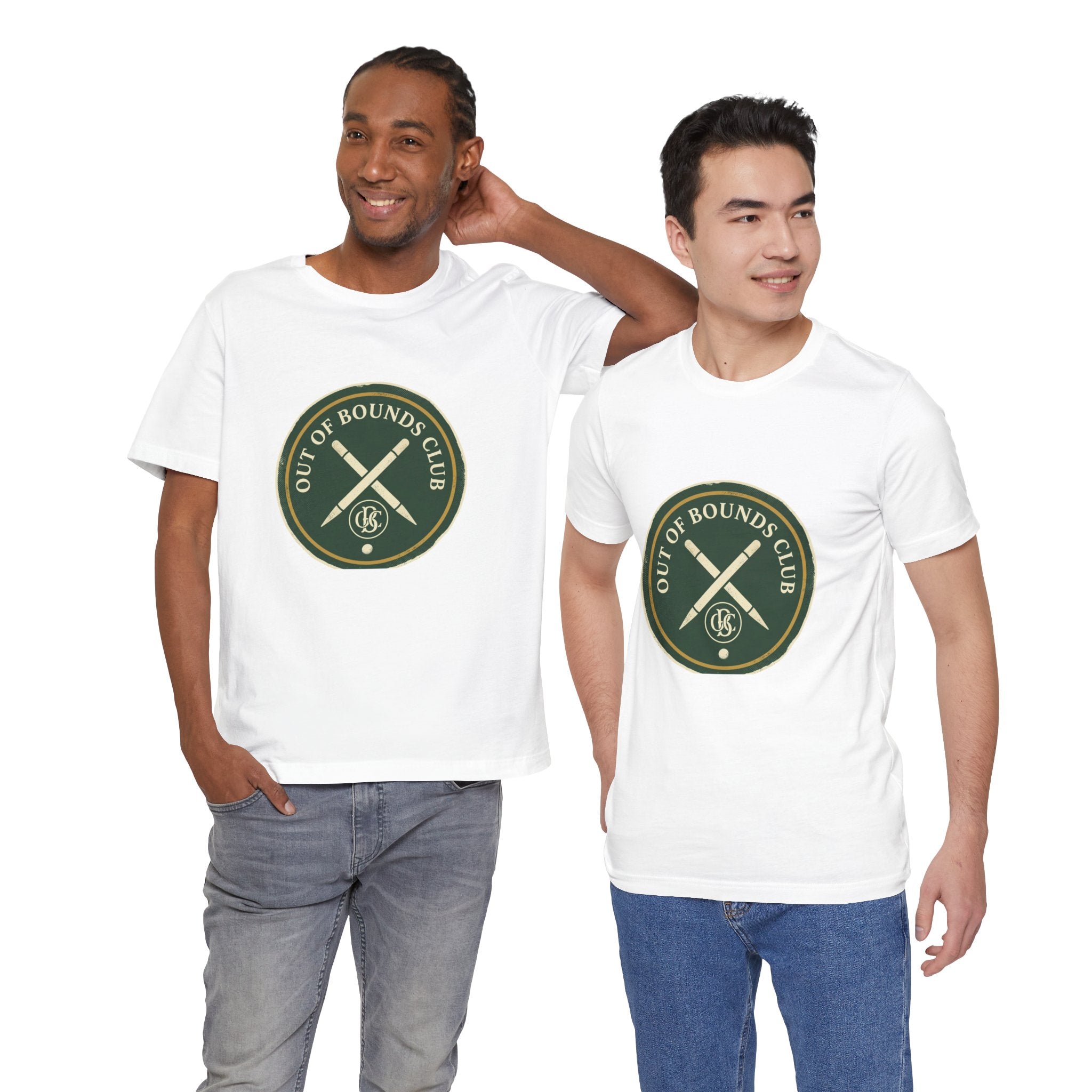 Out of Bounds Club Tee - Crossed Stakes Heraldic Mark