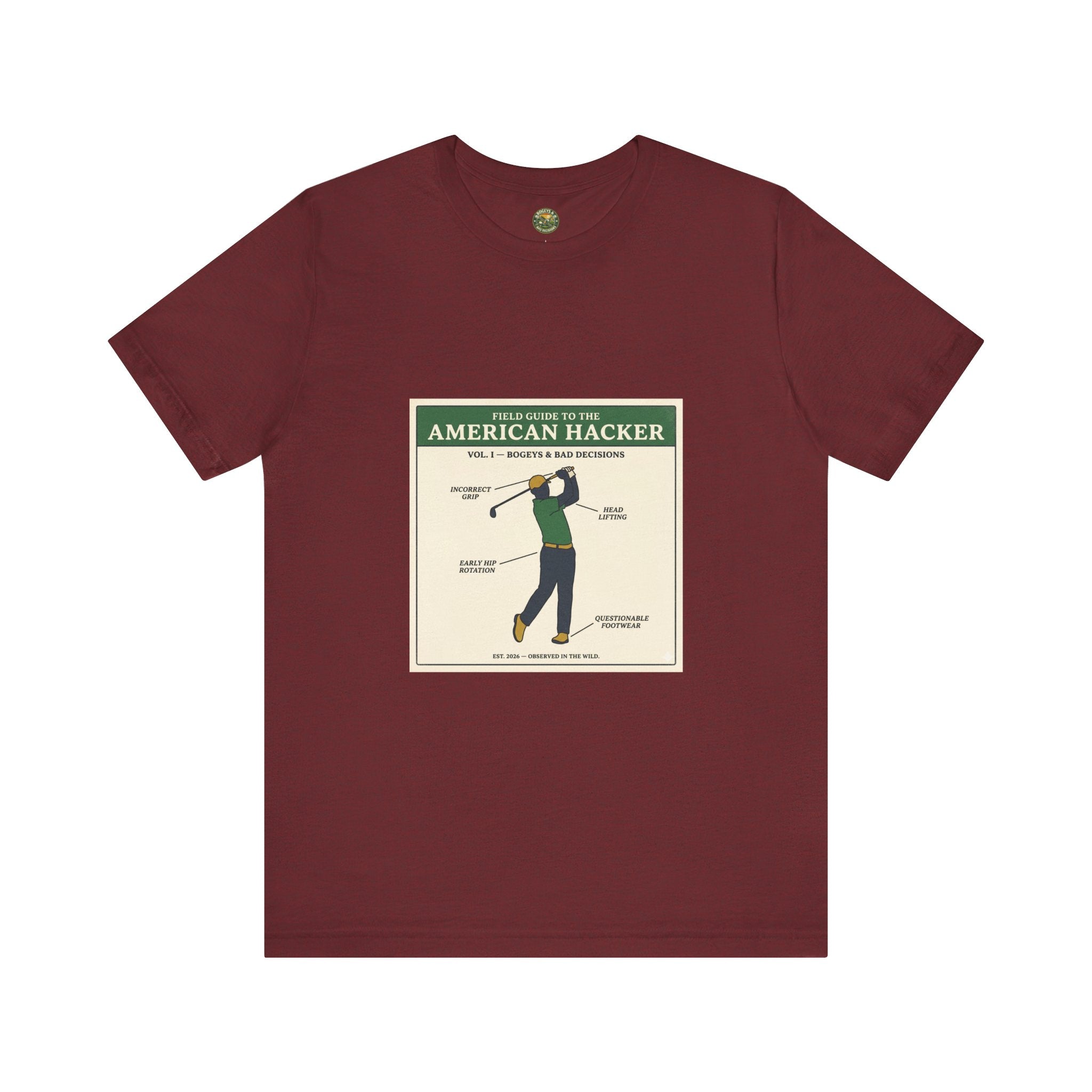 Field Guide To The American Hacker — Vintage Naturalist Tee