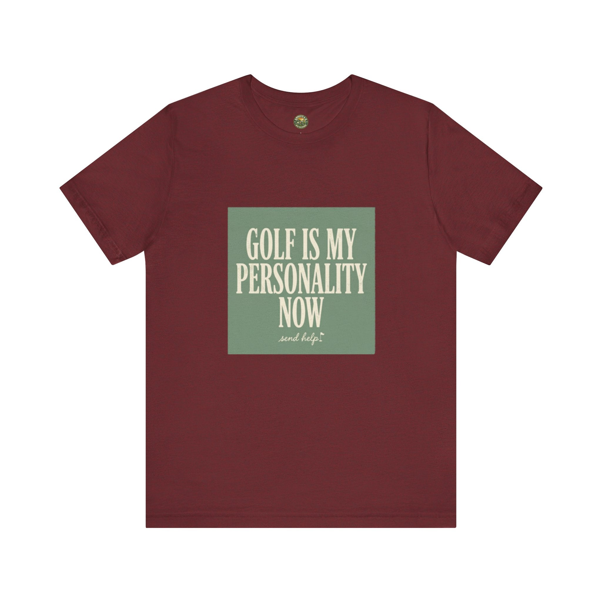 Golf Is My Personality Now - Vintage Typography Tee