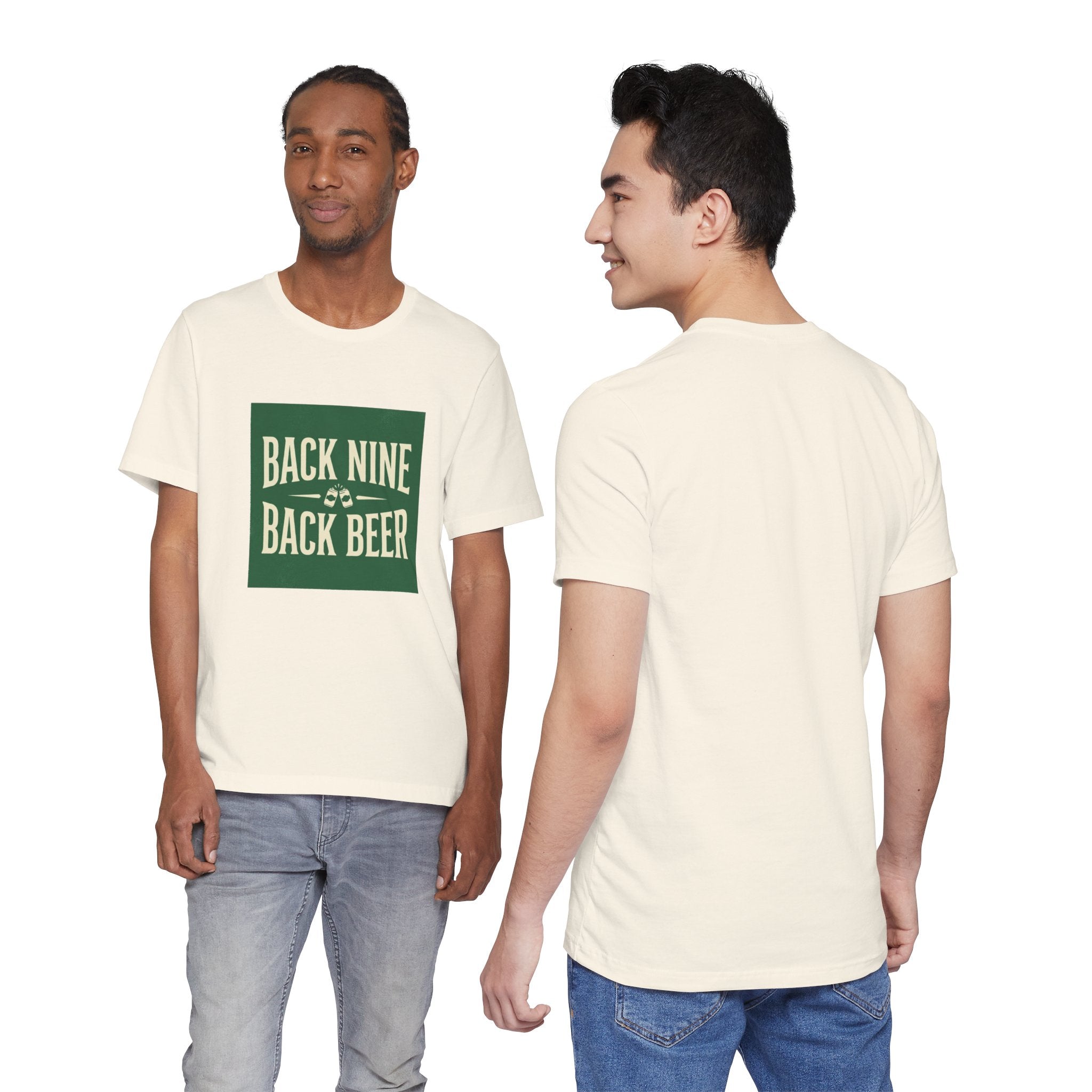 Back Nine, Back Beer - Vintage Golf Tee