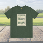 TPAC Putting Stats Sheet Tee — 2026 Season