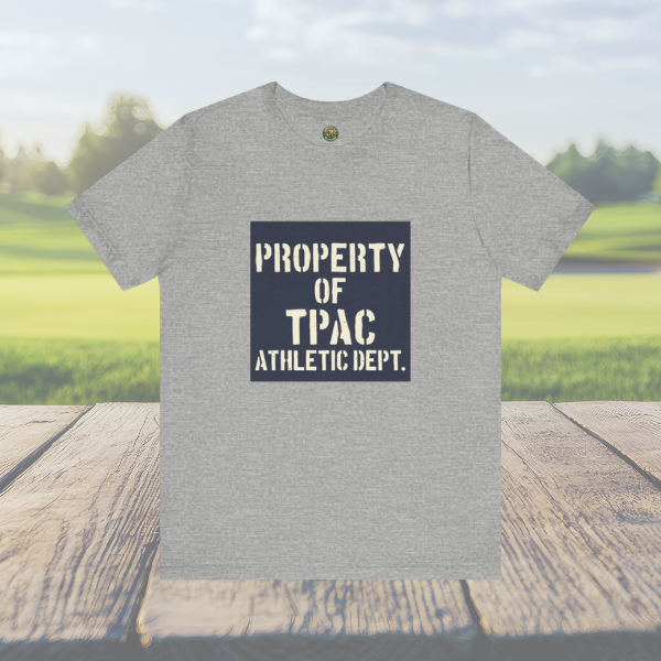 Property of TPAC Tee - Vintage Equipment Room Stencil