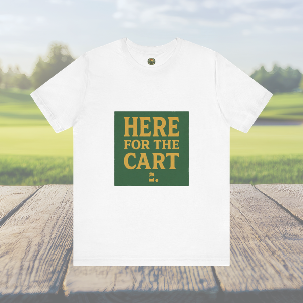 Here For The Cart — Vintage Golf & Beer Tee