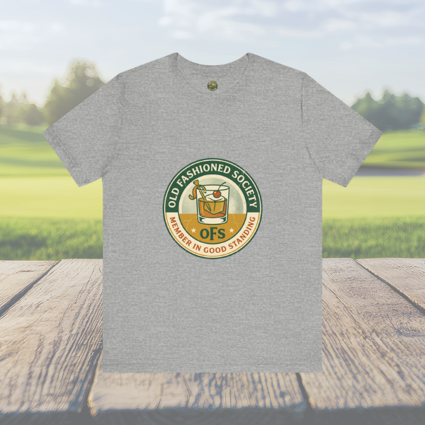 Old Fashioned Society Tee - Cocktail Badge