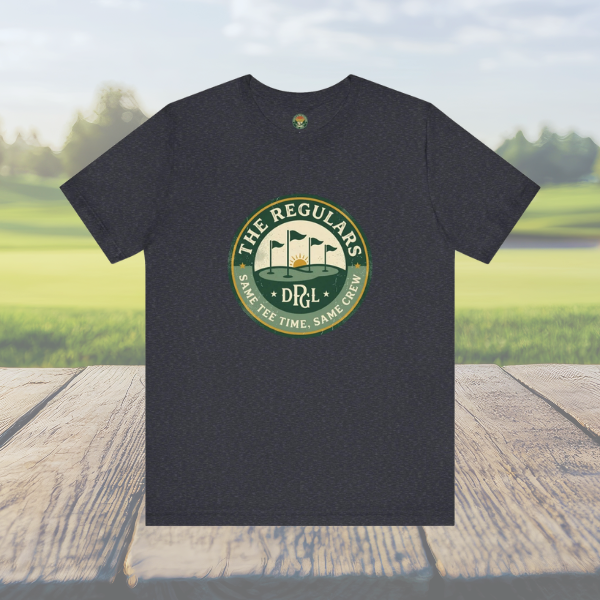 The Regulars Tee — Same Foursome Member Badge