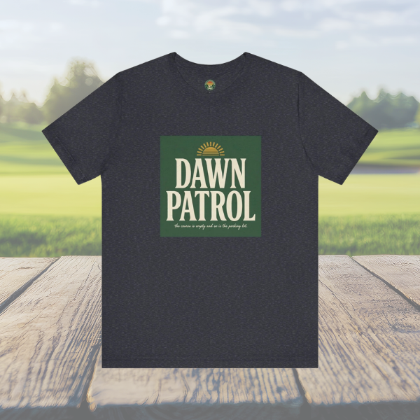 Dawn Patrol Tee — Vintage Sunrise Typography