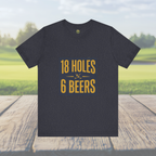 18 Holes, 6 Beers - Vintage Golf Tee