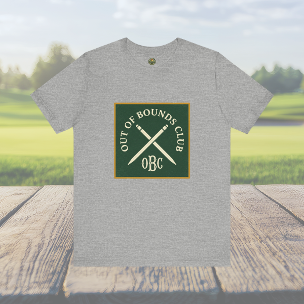 Out of Bounds Club Tee - Crossed Stakes Heraldic Mark