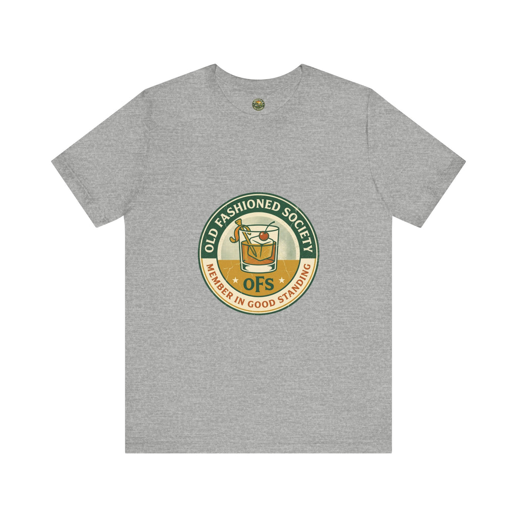 Old Fashioned Society Tee - Cocktail Badge