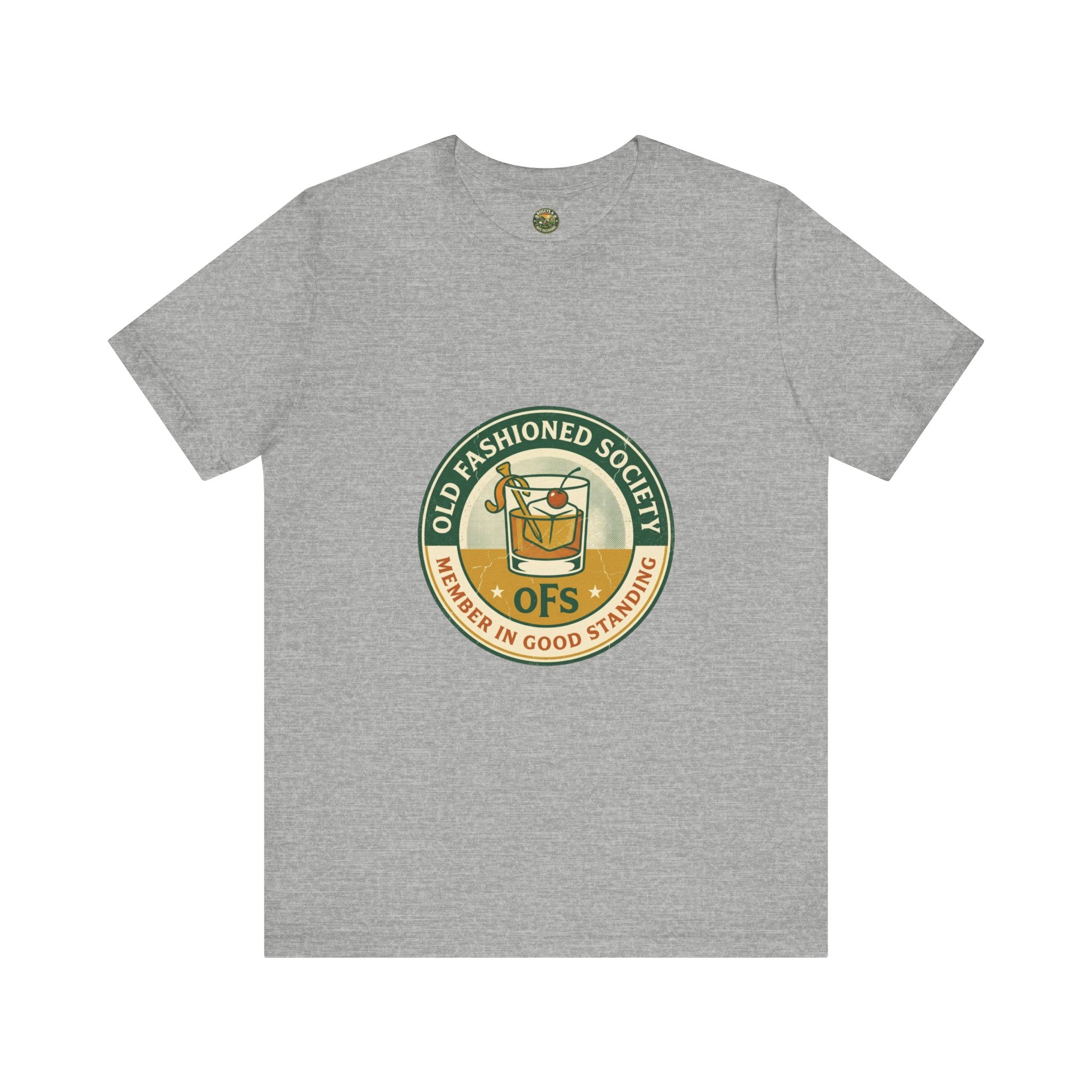 Old Fashioned Society Tee - Cocktail Badge