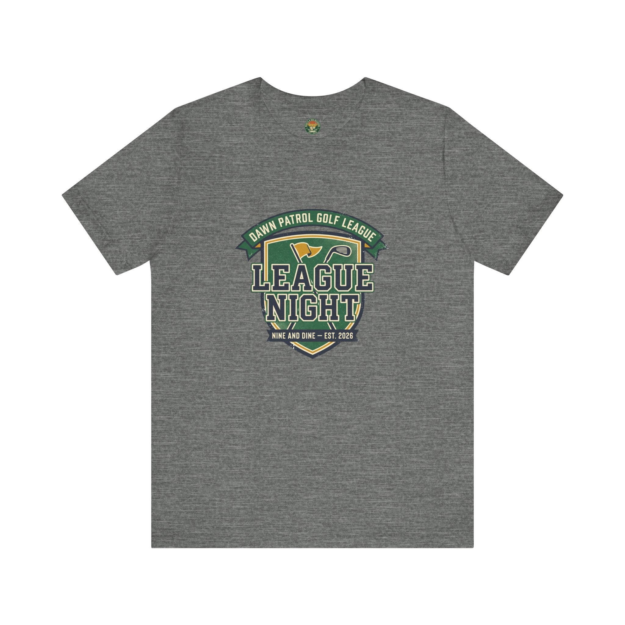 League Night Tee — Recreational Golf League Crest