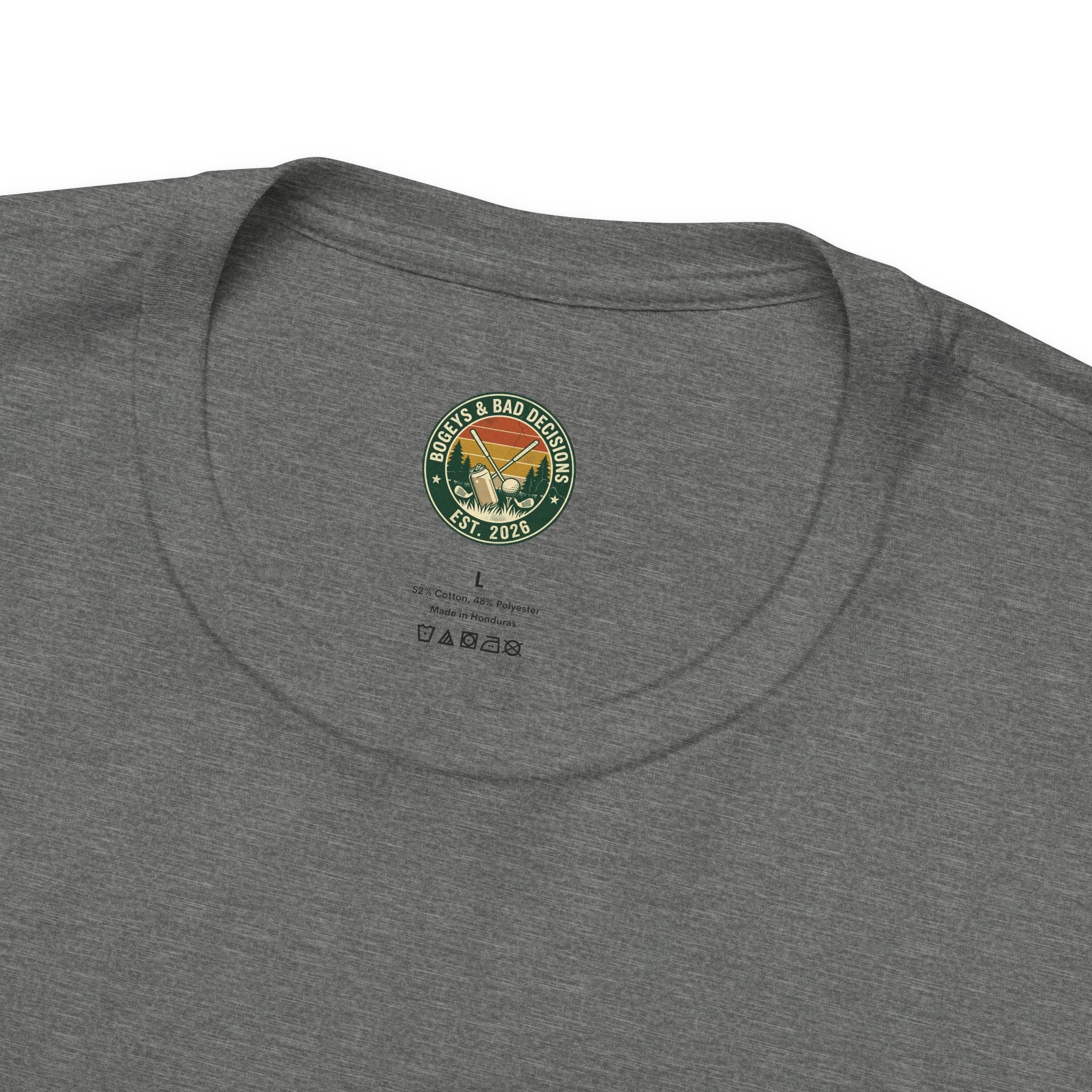 Press Tee — One-Word Golf Gambling Typography