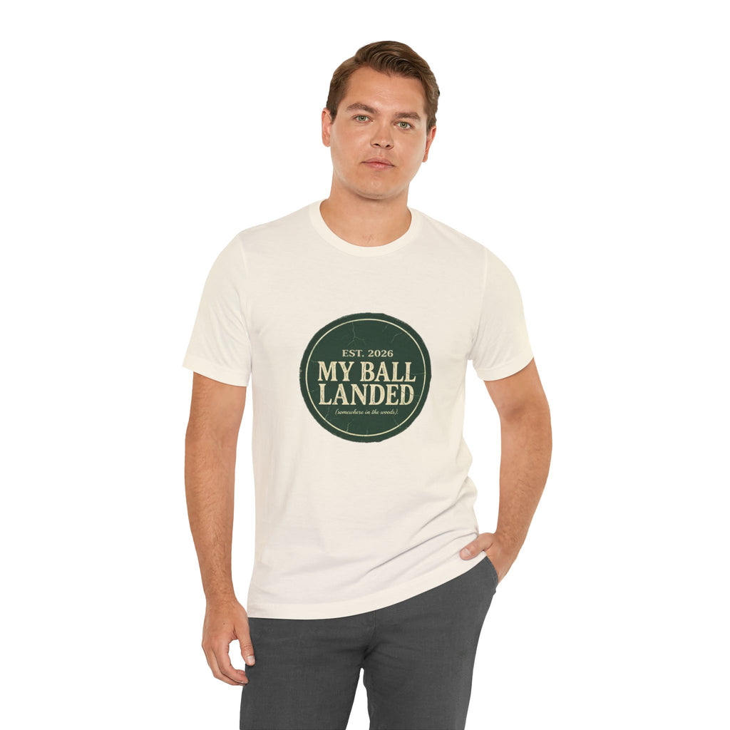 Out of Bounds Club Tee "My Ball Landed Somewhere in the Water" - Funny Golf Vintage Golf tshirt