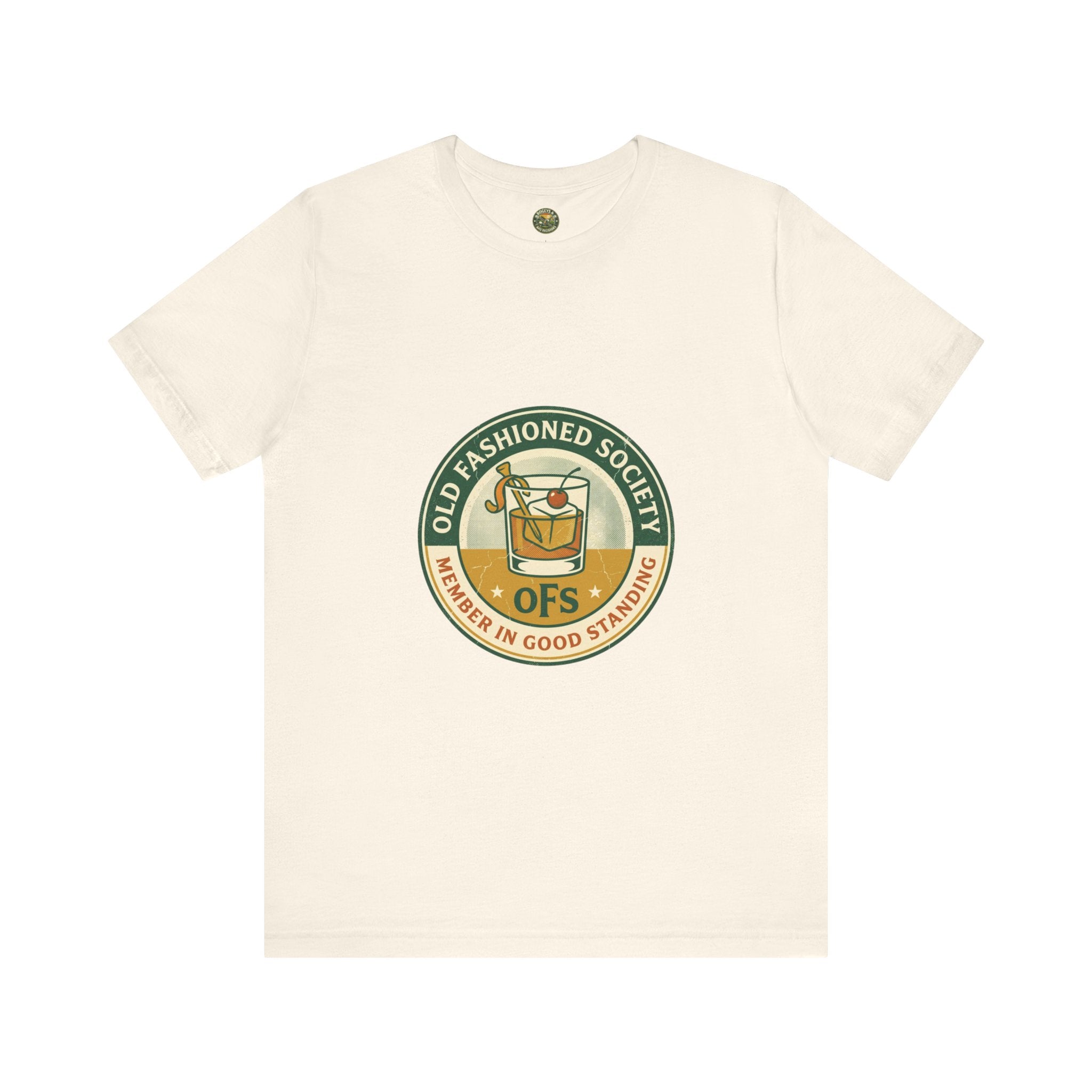 Old Fashioned Society Tee - Cocktail Badge