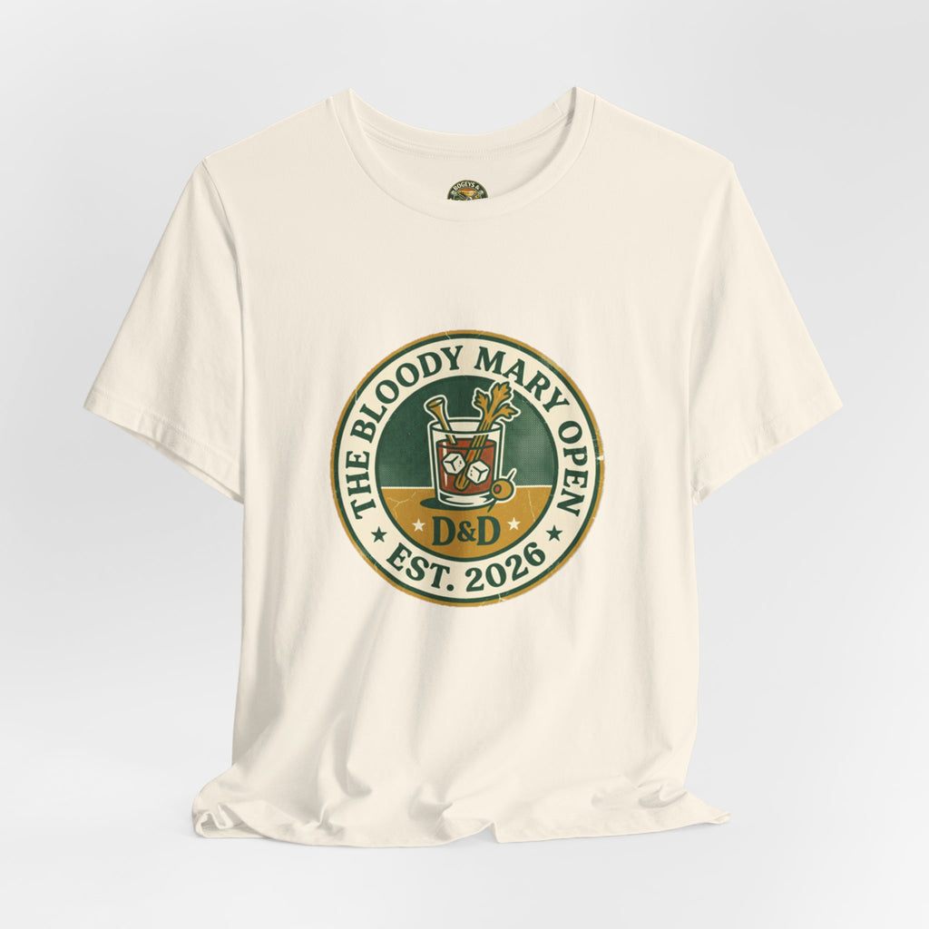 The Bloody Mary Open Tee — Vintage Morning Round Badge