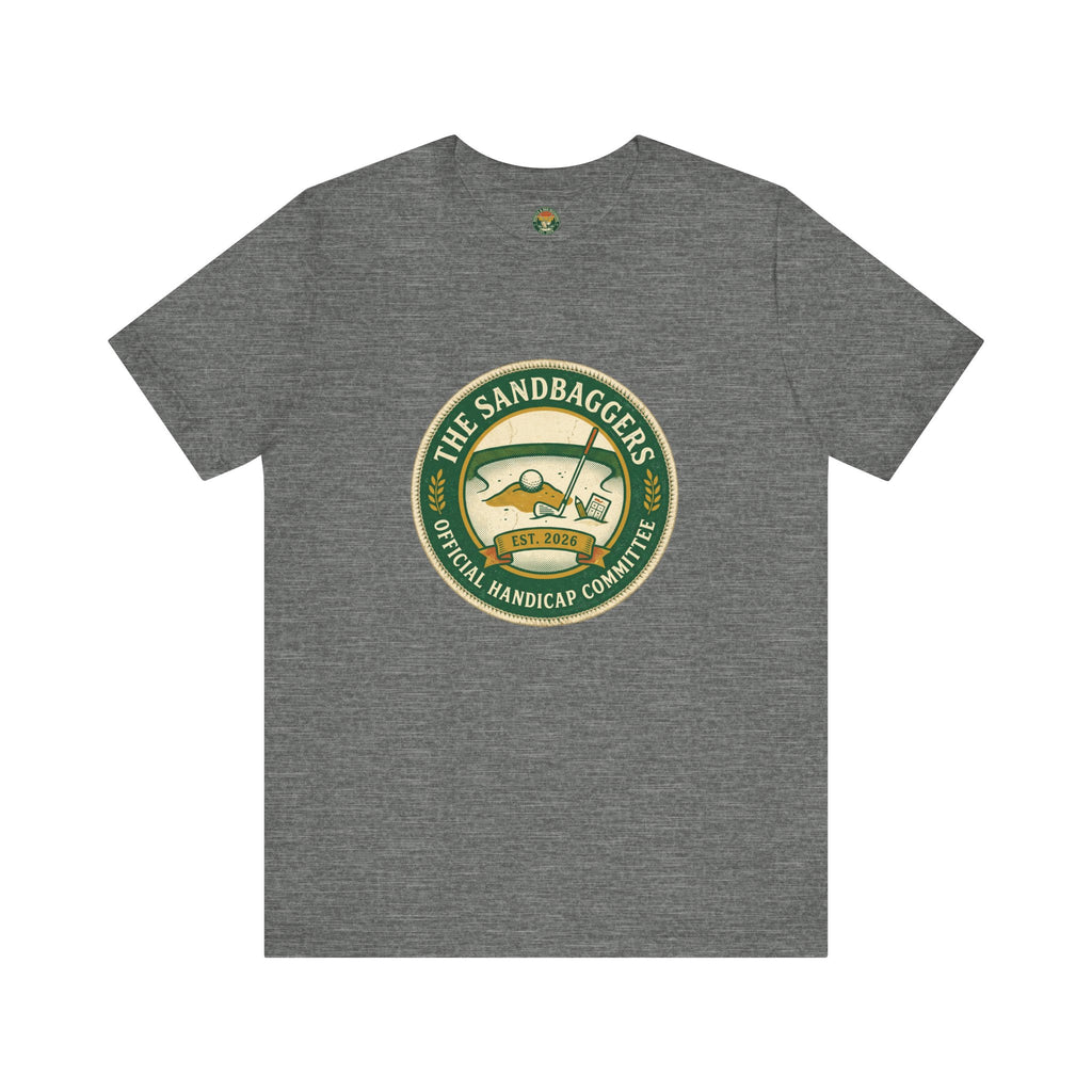 The Sandbaggers Tee — Official Handicap Committee Badge