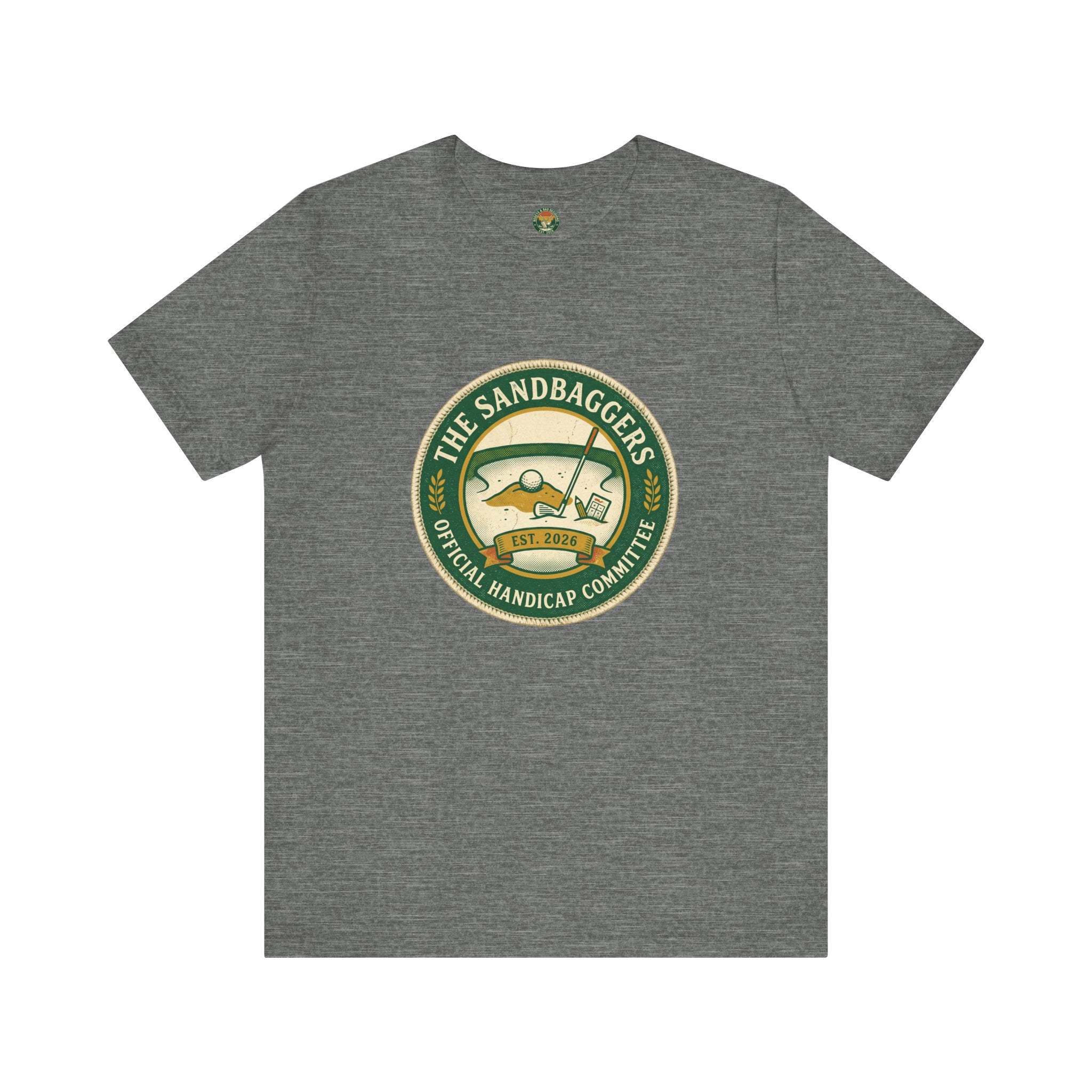 The Sandbaggers Tee — Official Handicap Committee Badge