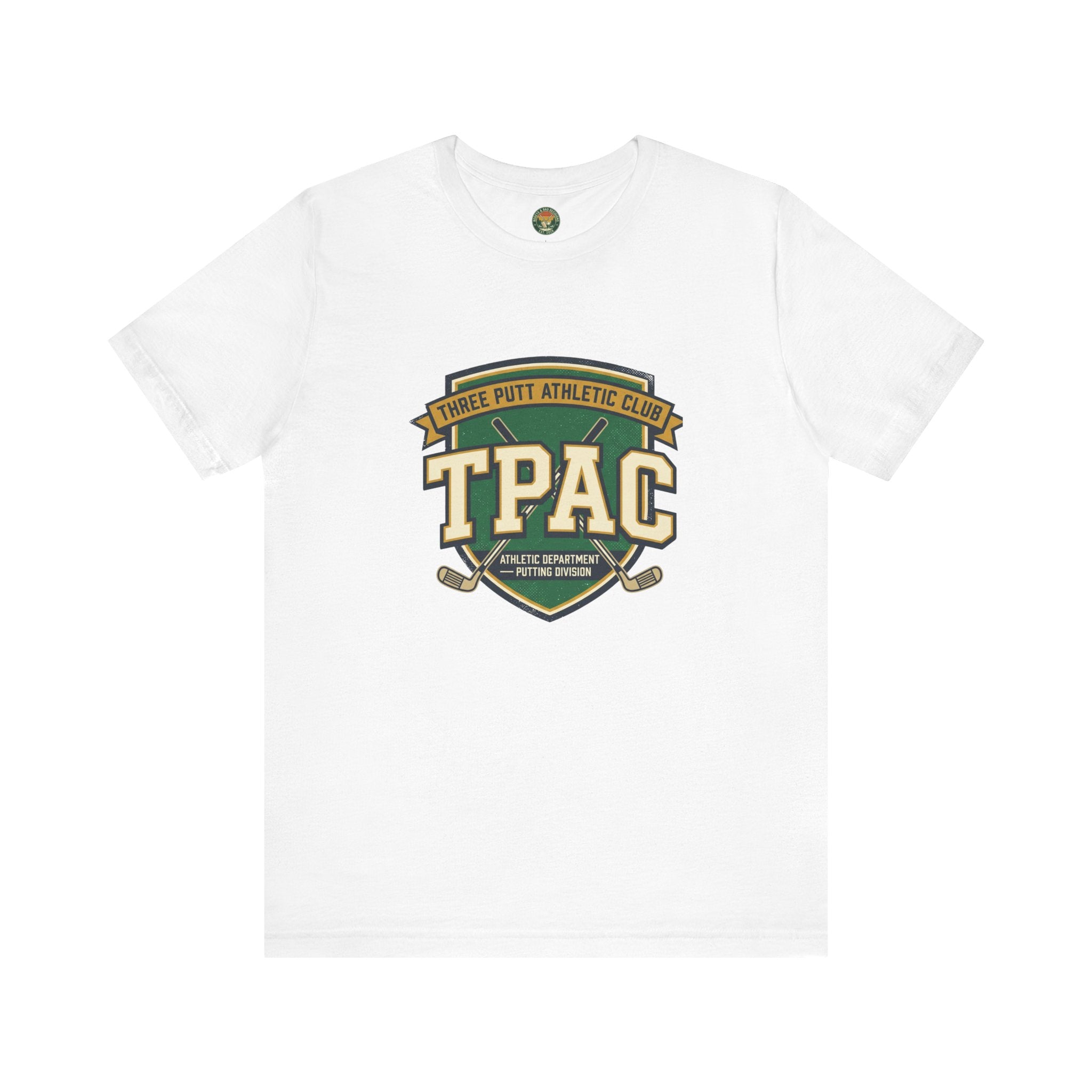 TPAC Athletic Dept Tee — Putting Division Crest