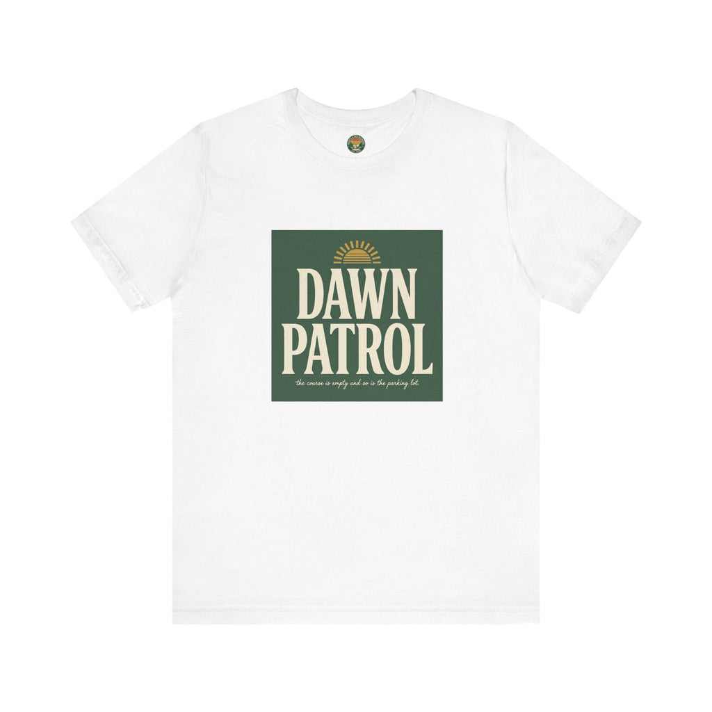 Dawn Patrol Tee — Vintage Sunrise Typography