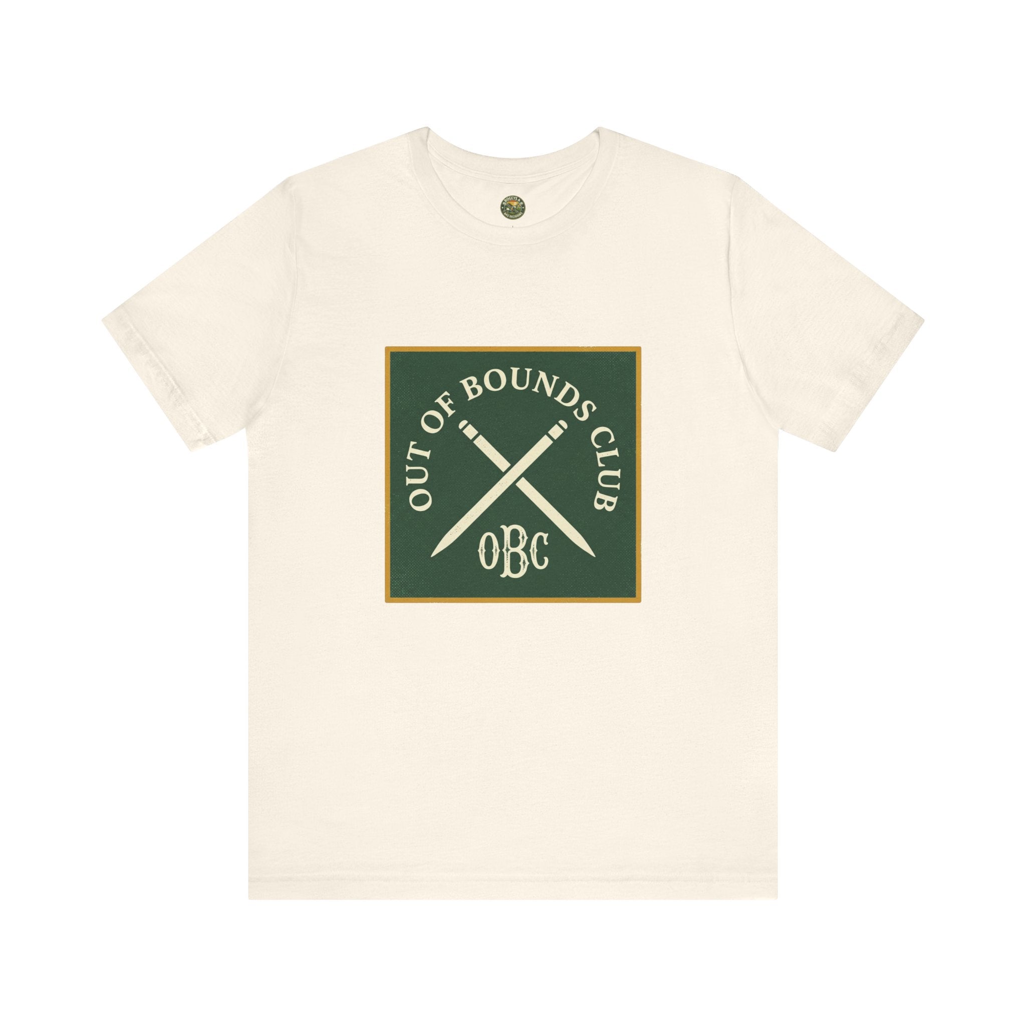 Out of Bounds Club Tee - Crossed Stakes Heraldic Mark