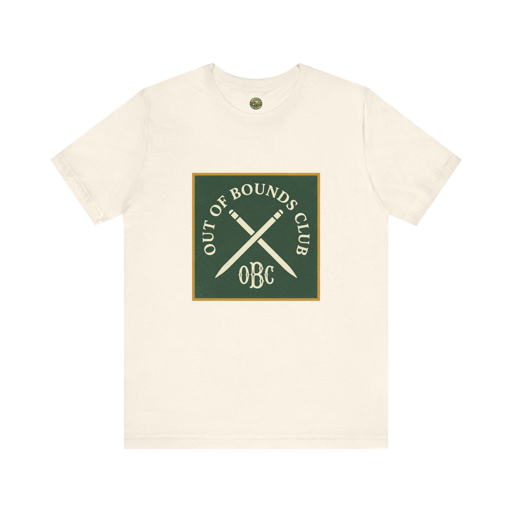 Out of Bounds Club Tee - Crossed Stakes Heraldic Mark