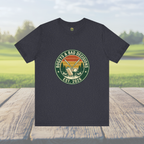 Bogeys & Bad Decisions Logo Tee - Vintage Sunset Badge