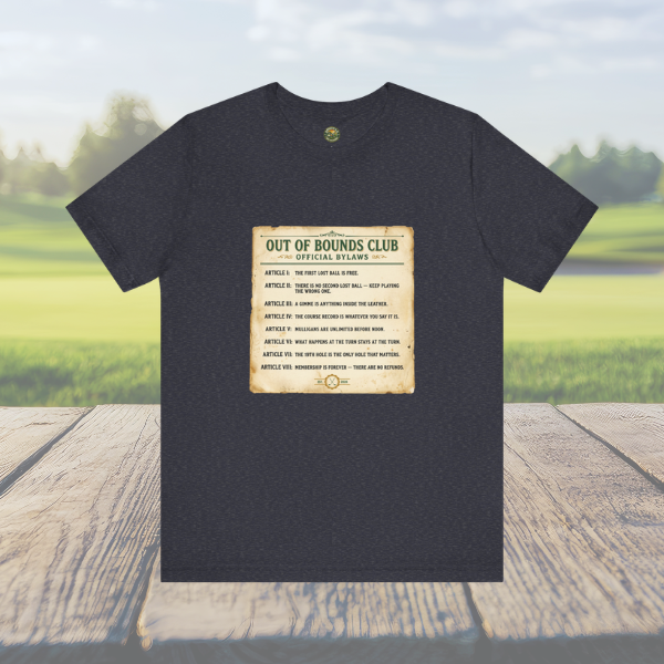 OBC Club Bylaws Tee — Vintage Fake Rulebook