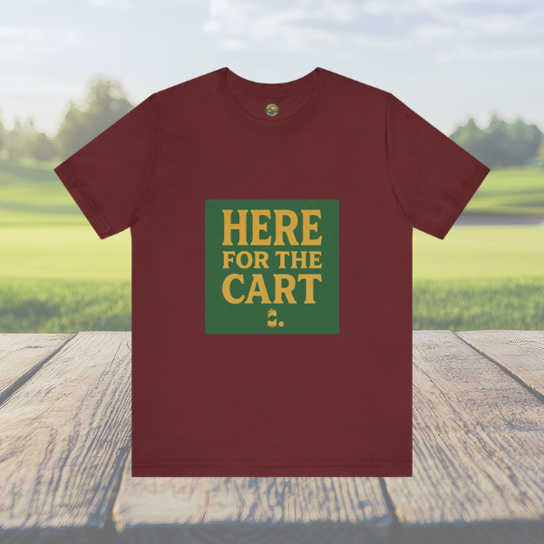Here For The Cart — Vintage Golf & Beer Tee