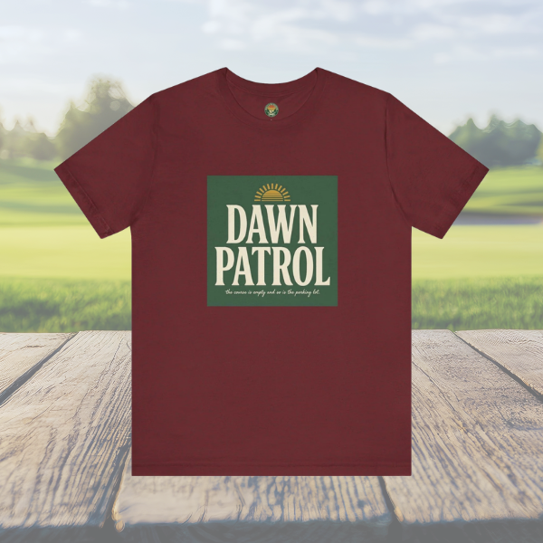 Dawn Patrol Tee — Vintage Sunrise Typography