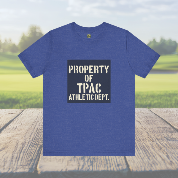 Property of TPAC Tee - Vintage Equipment Room Stencil