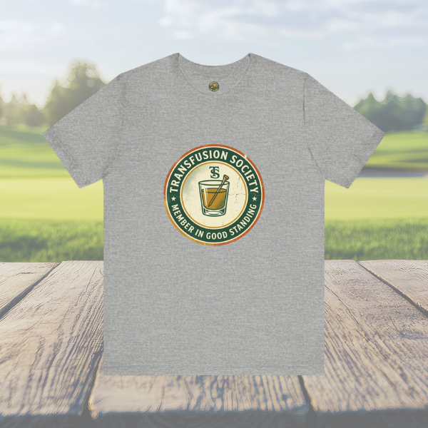 Transfusion Society Tee - Vintage Golf Cocktail Badge