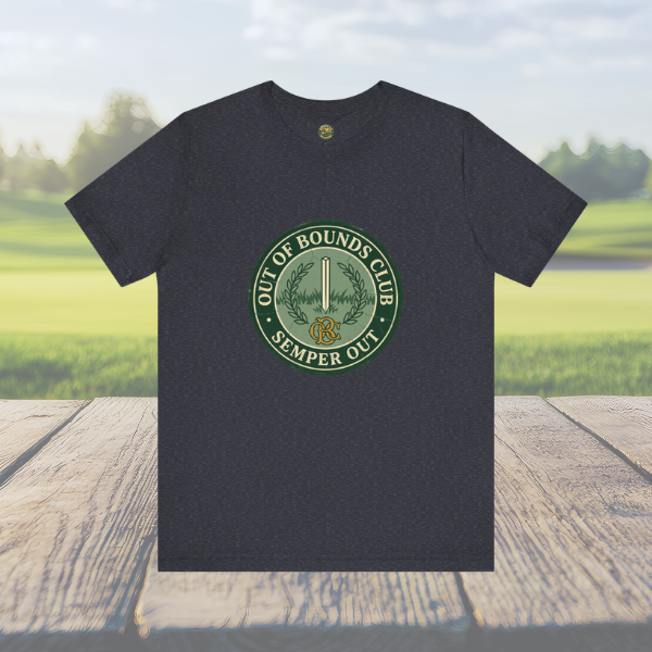 Semper Out Tee - OBC Fake Latin Motto Badge